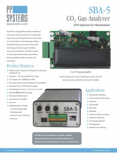 Газоанализатор SBA-5, PP Systems