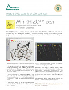 Система анализа морфологии корней растений WinRHIZO, Regent Instruments (версия 2021)