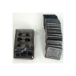 2х3 Прокладки для стандартной камеры, 10 комплектов (черный цвет)