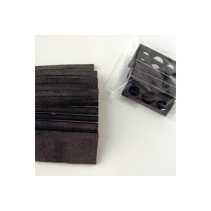 Прокладки к камерам под отдельные иголки и узкие листья, 10 комплектов (черный цвет)