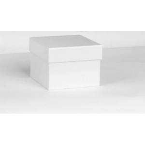 Картонные боксы для хранения проб в морозильнике, белые, высота 102 мм
