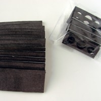 Прокладки к камерам под отдельные иголки и узкие листья, 10 комплектов (черный цвет), LI-COR