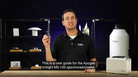 Apogee MS-100 InSight Spectroradiometer User Guide